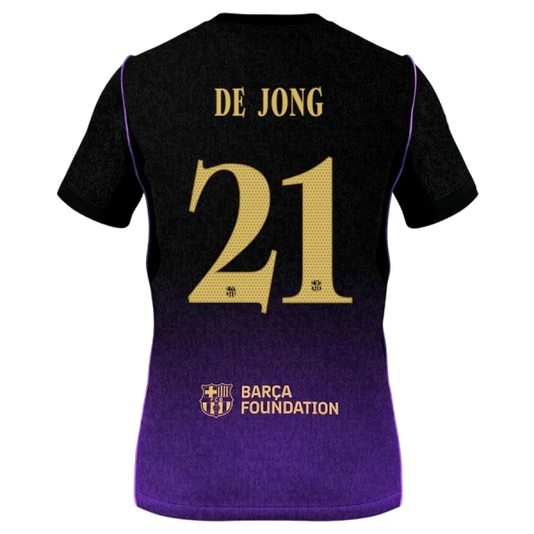 Fotbalové Dresy FC Barcelona Frenkie de Jong 21 Dětské Venkovní 2026-27