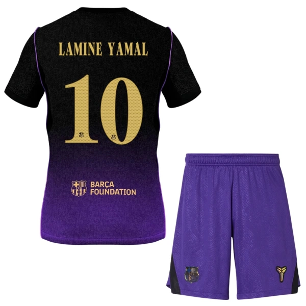 Fotbalové Dresy FC Barcelona Lamine Yamal 10 Dětské Venkovní 2026-27 Fotbalové Dresy FC Barcelona Lamine Yamal 10 Dětské Venkovní 2026-27