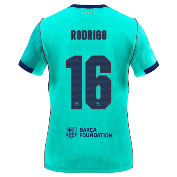 Fotbalové Dresy FC Barcelona Rodrigo Hernández 16 Dětské Alternativní 2026-27