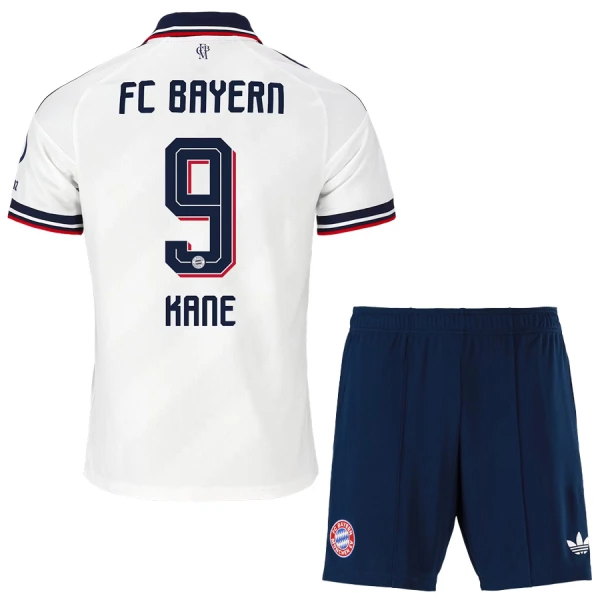 Fotbalové Dresy FC Bayern Mnichov Harry Kane 9 Dětské Venkovní 2026-27 Fotbalové Dresy FC Bayern Mnichov Harry Kane 9 Dětské Venkovní 2026-27