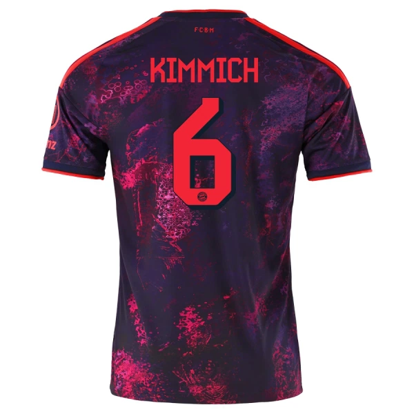 Fotbalové Dresy FC Bayern Mnichov Kimmich 6 Alternativní 2026-27 Fotbalové Dresy FC Bayern Mnichov Kimmich 6 Alternativní 2026-27
