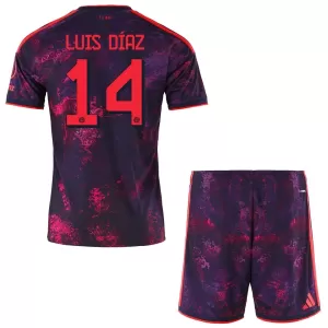 Fotbalové Dresy FC Bayern Mnichov Luis Díaz 14 Dětské Alternativní 2026-27