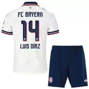 Fotbalové Dresy FC Bayern Mnichov Luis Díaz 14 Dětské Venkovní 2026-27