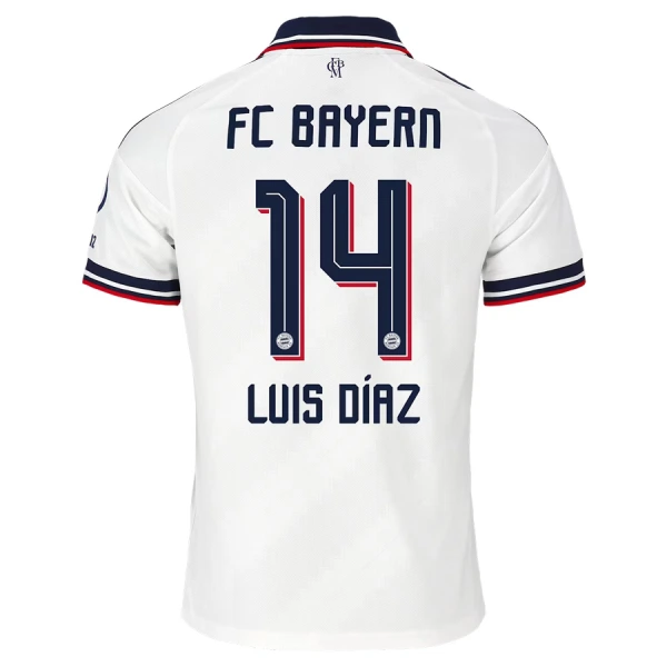 Fotbalové Dresy FC Bayern Mnichov Luis Díaz 14 Dětské Venkovní 2026-27