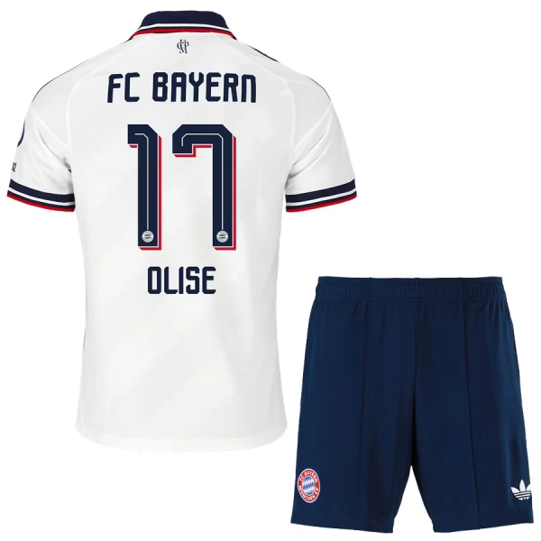 Fotbalové Dresy FC Bayern Mnichov Olise 17 Dětské Venkovní 2026-27 Fotbalové Dresy FC Bayern Mnichov Olise 17 Dětské Venkovní 2026-27