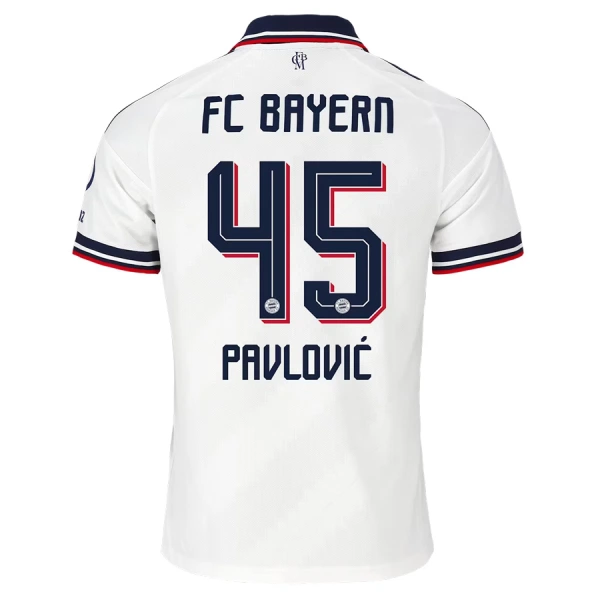 Fotbalové Dresy FC Bayern Mnichov Pavlovic 45 Venkovní 2026-27 Fotbalové Dresy FC Bayern Mnichov Pavlovic 45 Venkovní 2026-27