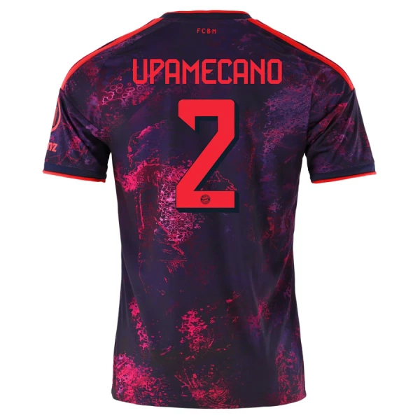 Fotbalové Dresy FC Bayern Mnichov Upamecano 2 Alternativní 2026-27 Fotbalové Dresy FC Bayern Mnichov Upamecano 2 Alternativní 2026-27