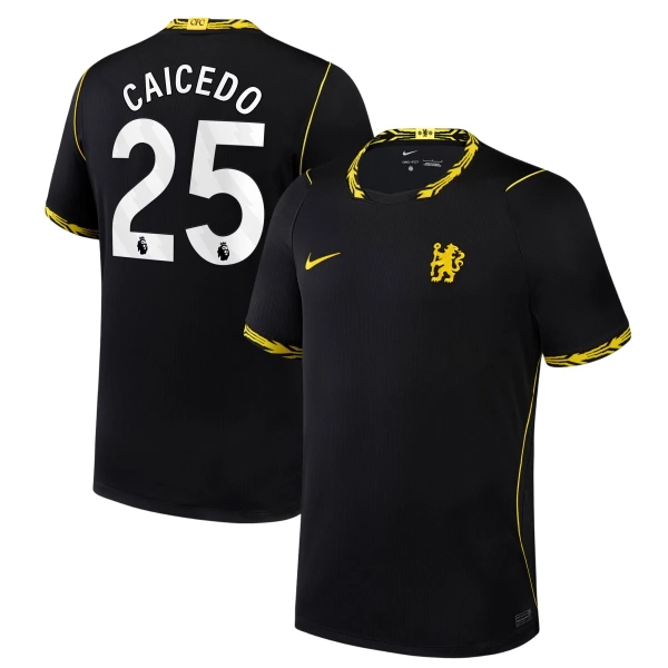 Fotbalové Dresy Chelsea FC Caicedo 25 Venkovní 2026-27 Fotbalové Dresy Chelsea FC Caicedo 25 Venkovní 2026-27