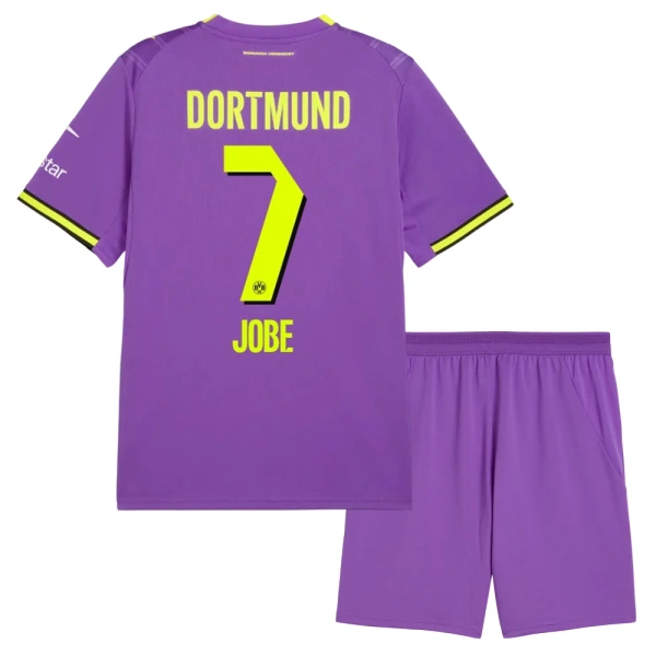 Fotbalové Dresy Borussia Dortmund Jobe 7 Dětské Alternativní 2026-27 Fotbalové Dresy Borussia Dortmund Jobe 7 Dětské Alternativní 2026-27