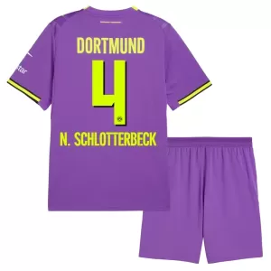 Fotbalové Dresy Borussia Dortmund N. Schlotterbeck 4 Dětské Alternativní 2026-27