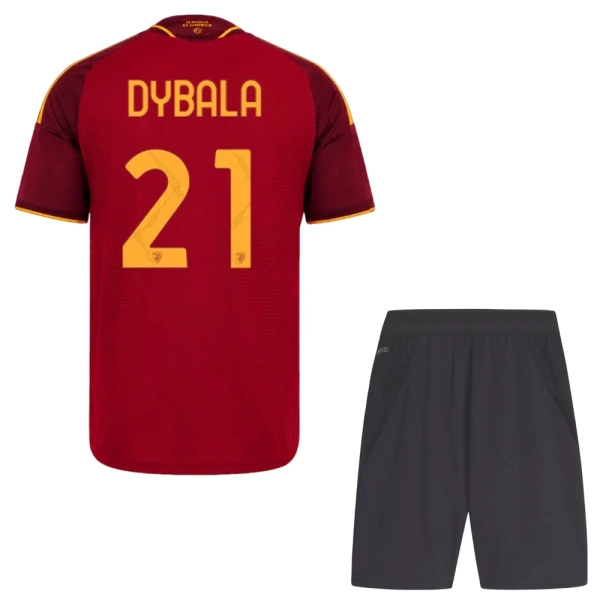 Fotbalové Dresy AS Řím Paulo Dybala 21 Dětské Domácí 2026-27