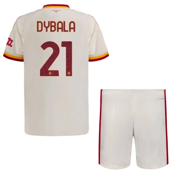 Fotbalové Dresy AS Řím Paulo Dybala 21 Dětské Venkovní 2026-27 Fotbalové Dresy AS Řím Paulo Dybala 21 Dětské Venkovní 2026-27