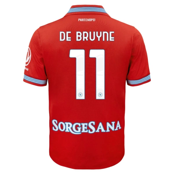 Fotbalové Dresy Napoli Kevin De Bruyne 11 Alternativní 2026-27 Fotbalové Dresy Napoli Kevin De Bruyne 11 Alternativní 2026-27