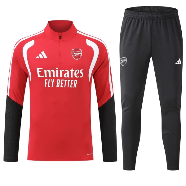 Arsenal Tréninkové Teplákové Soupravy 2026-27 Červená Arsenal Tréninkové Teplákové Soupravy 2026-27 Červená