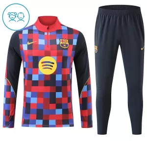 Barcelona Tréninkové Teplákové Soupravy Dětské 2026-27 Červená
