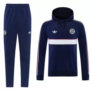 Bayern Mnichov Hoodie Tréninkové Teplákové Soupravy 2026-27 Námořnictvo