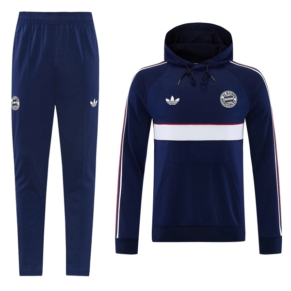 Bayern Mnichov Hoodie Tréninkové Teplákové Soupravy 2026-27 Námořnictvo Bayern Mnichov Hoodie Tréninkové Teplákové Soupravy 2026-27 Námořnictvo