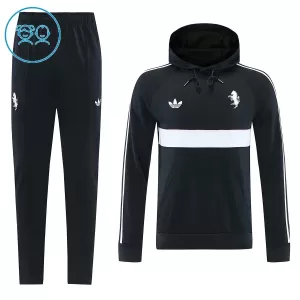 Juventus Hoodie Tréninkové Teplákové Soupravy Dětské 2026-27 Černá Juventus Hoodie Tréninkové Teplákové Soupravy Dětské 2026-27 Černá