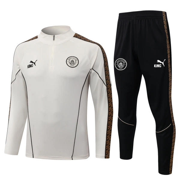 Manchester City Tréninkové Teplákové Soupravy 2026-27 Šedá Manchester City Tréninkové Teplákové Soupravy 2026-27 Šedá