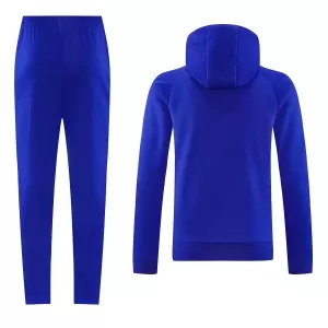 Manchester United Hoodie Tréninkové Teplákové Soupravy 2026-27 Modrá