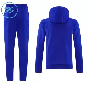 Manchester United Hoodie Tréninkové Teplákové Soupravy Dětské 2026-27 Modrá