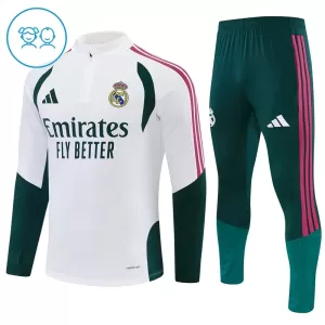 Real Madrid Tréninkové Teplákové Soupravy Dětské 2026-27 Bílá