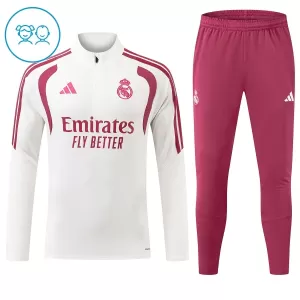 Real Madrid Tréninkové Teplákové Soupravy Dětské 2026-27 Bílá