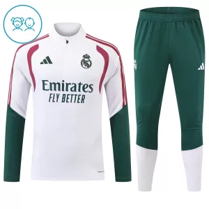 Real Madrid Tréninkové Teplákové Soupravy Dětské 2026-27 Bílá