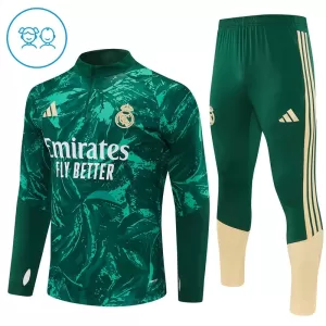 Real Madrid Tréninkové Teplákové Soupravy Dětské 2026-27 Zelená