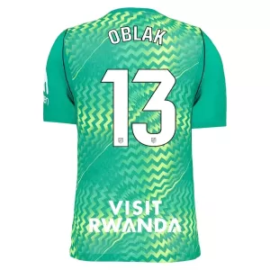Brankářské Fotbalové Dresy Atlético Madrid Jan Oblak 13 2026-27 Zelená