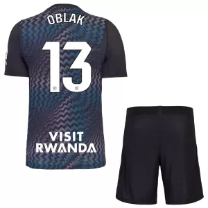 Brankářské Fotbalové Dresy Atlético Madrid Jan Oblak 13 Dětské 2026-27 Černá