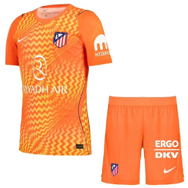Brankářské Fotbalové Dresy Atlético Madrid Jan Oblak 13 Dětské 2026-27 Oranžový