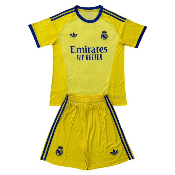 Brankářské Fotbalové Dresy Real Madrid Dětské 2026-27 Žlutá Brankářské Fotbalové Dresy Real Madrid Dětské 2026-27 Žlutá