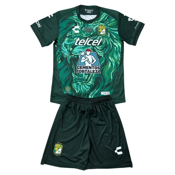 Fotbalové Dresy Club Leon Dětské Domácí 2026-27 Fotbalové Dresy Club Leon Dětské Domácí 2026-27