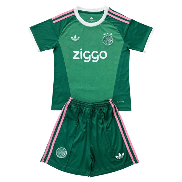 Brankářské Fotbalové Dresy Ajax Amsterdam Dětské 2026-27 Zelená Brankářské Fotbalové Dresy Ajax Amsterdam Dětské 2026-27 Zelená