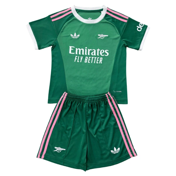 Brankářské Fotbalové Dresy Arsenal Dětské 2026-27 Zelená Brankářské Fotbalové Dresy Arsenal Dětské 2026-27 Zelená