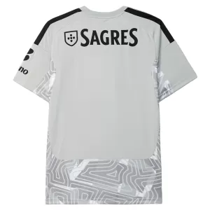 Brankářské Fotbalové Dresy SL Benfica 2026-27 Šedá