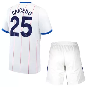 Fotbalové Dresy Chelsea FC Caicedo 25 Dětské Alternativní 2026-27