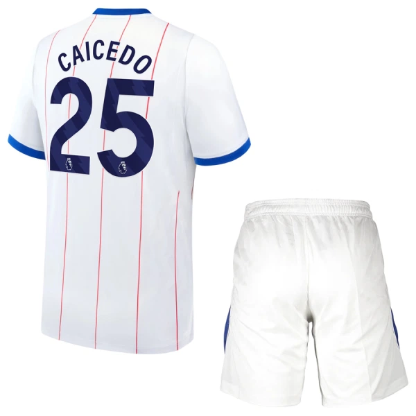 Fotbalové Dresy Chelsea FC Caicedo 25 Dětské Alternativní 2026-27 Fotbalové Dresy Chelsea FC Caicedo 25 Dětské Alternativní 2026-27