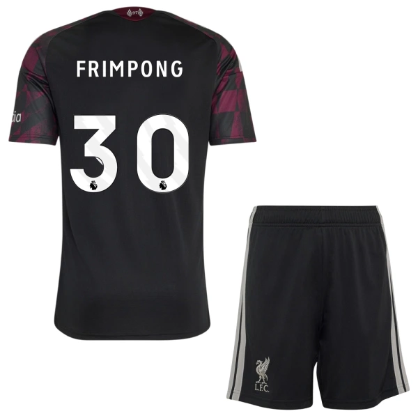 Fotbalové Dresy Liverpool FC Frimpong 30 Dětské Alternativní 2026-27 Fotbalové Dresy Liverpool FC Frimpong 30 Dětské Alternativní 2026-27