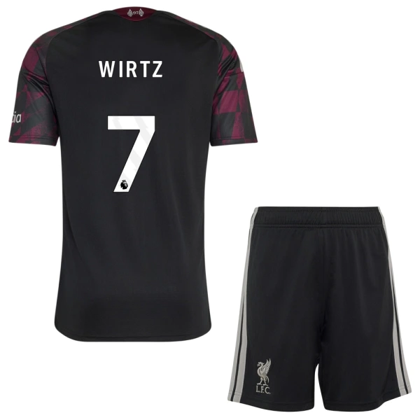Fotbalové Dresy Liverpool FC Wirtz 7 Dětské Alternativní 2026-27 Fotbalové Dresy Liverpool FC Wirtz 7 Dětské Alternativní 2026-27