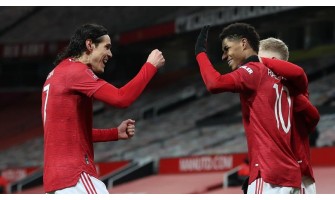 Edinson Cavani lituje kariéry absolventa akademie Manchesteru United Marcuse Rashforda