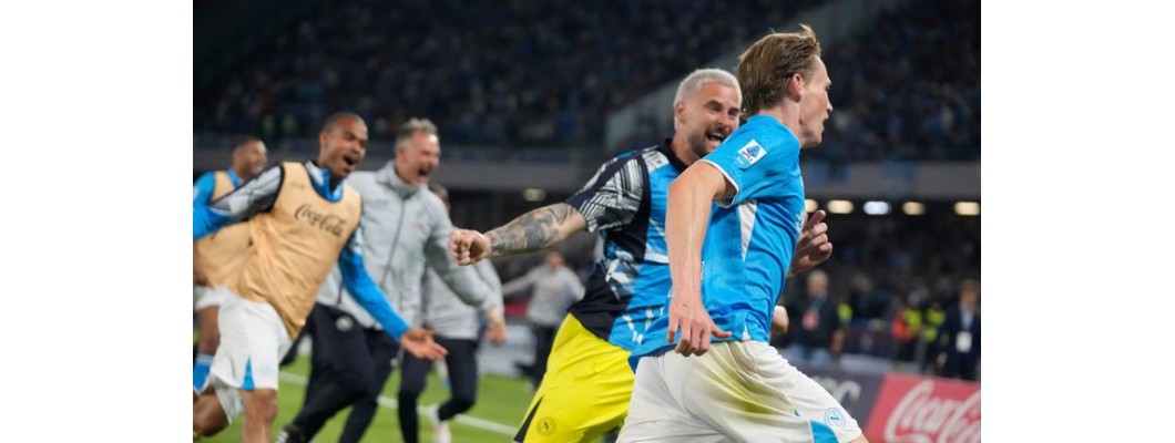 Neapol vyhrává titul Serie A s jednobodovým náskokem Neapol vyhrává titul Serie A s jednobodovým náskokem