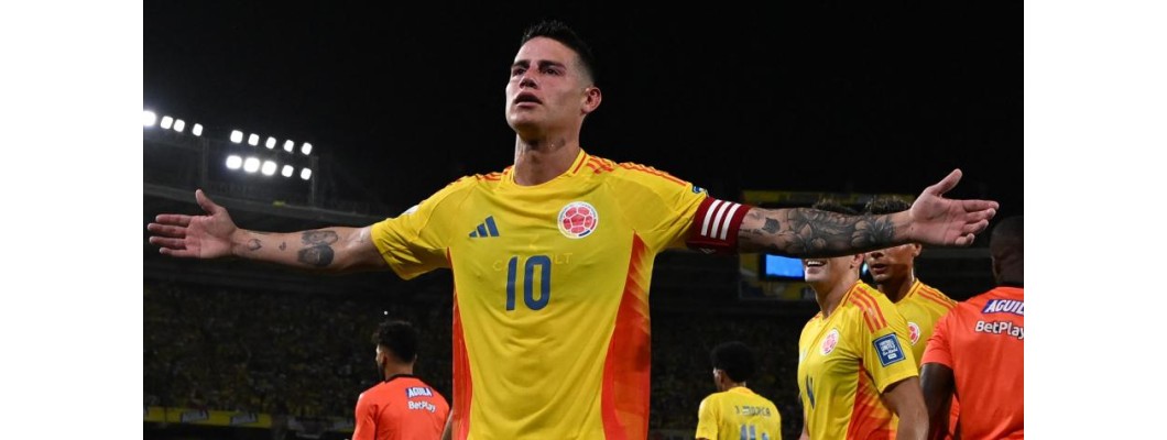Obraz Jamese Rodrígueze skloněného v slzách se pro hráče stal symbolem lítosti Obraz Jamese Rodrígueze skloněného v slzách se pro hráče stal symbolem lítosti